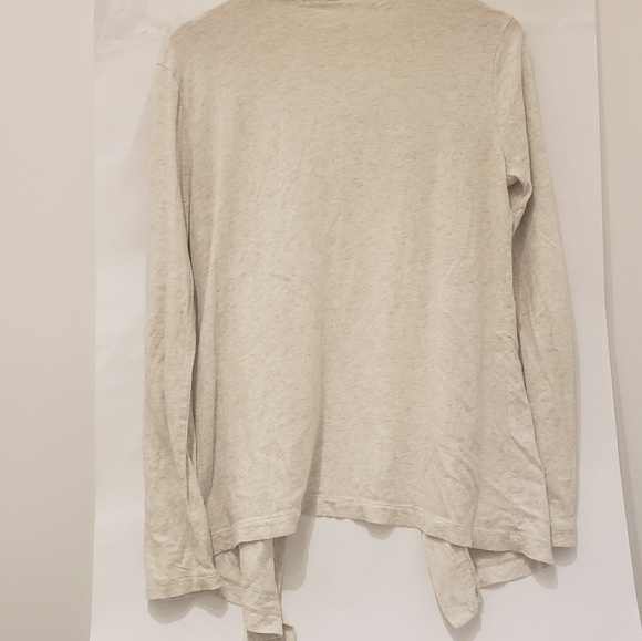 J‎ Crew Gray Cotton Open Cardigan - Picture 2 of 3